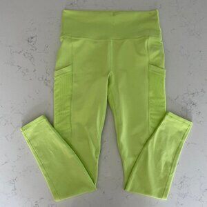 Fabletics Power Hold Activewear Leggings Mint Green Sz XXS - no size/fabric tag